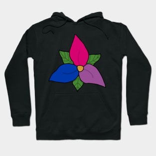 Bisexual pride flower Hoodie